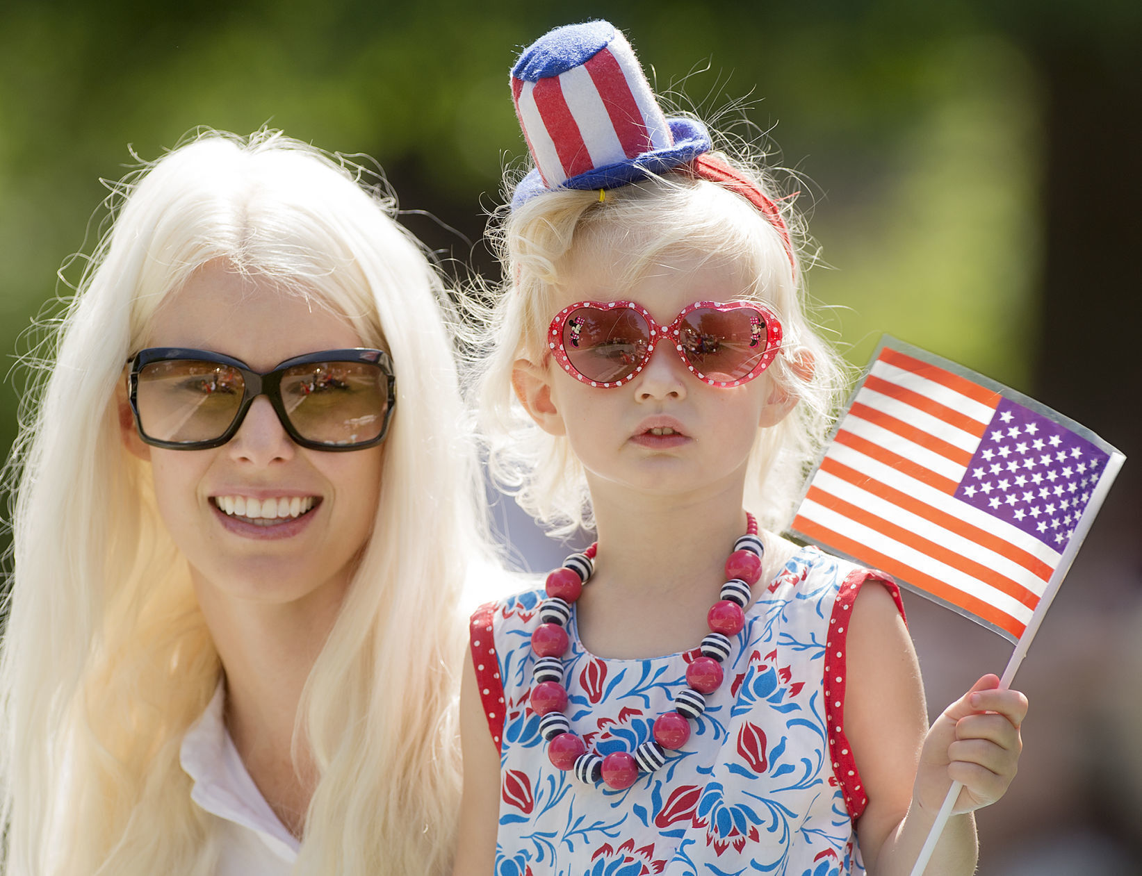 Mother and daughter at Waverlyfest, 2014